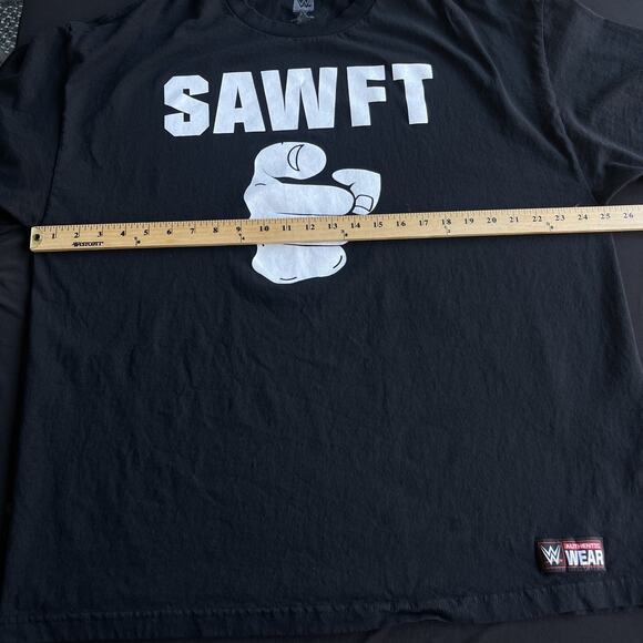 WWE Enzo & Big Cass Shirt Mens 2XL Black Wrestling SAWFT Tee Authentic Wear - Picture 7 of 10